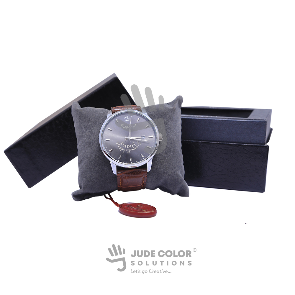 Leather Strap Watch