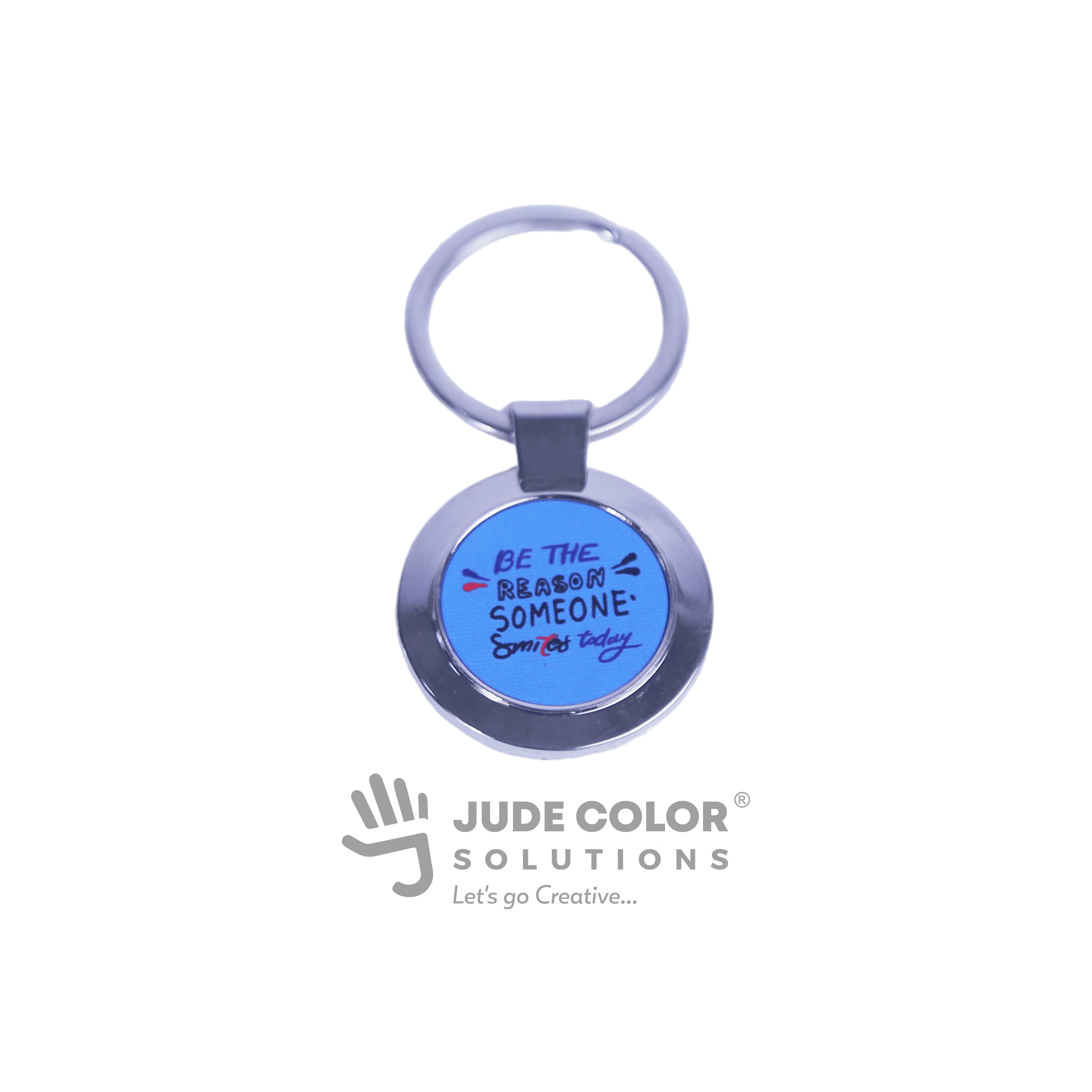 Round Metal Insert Key Holder