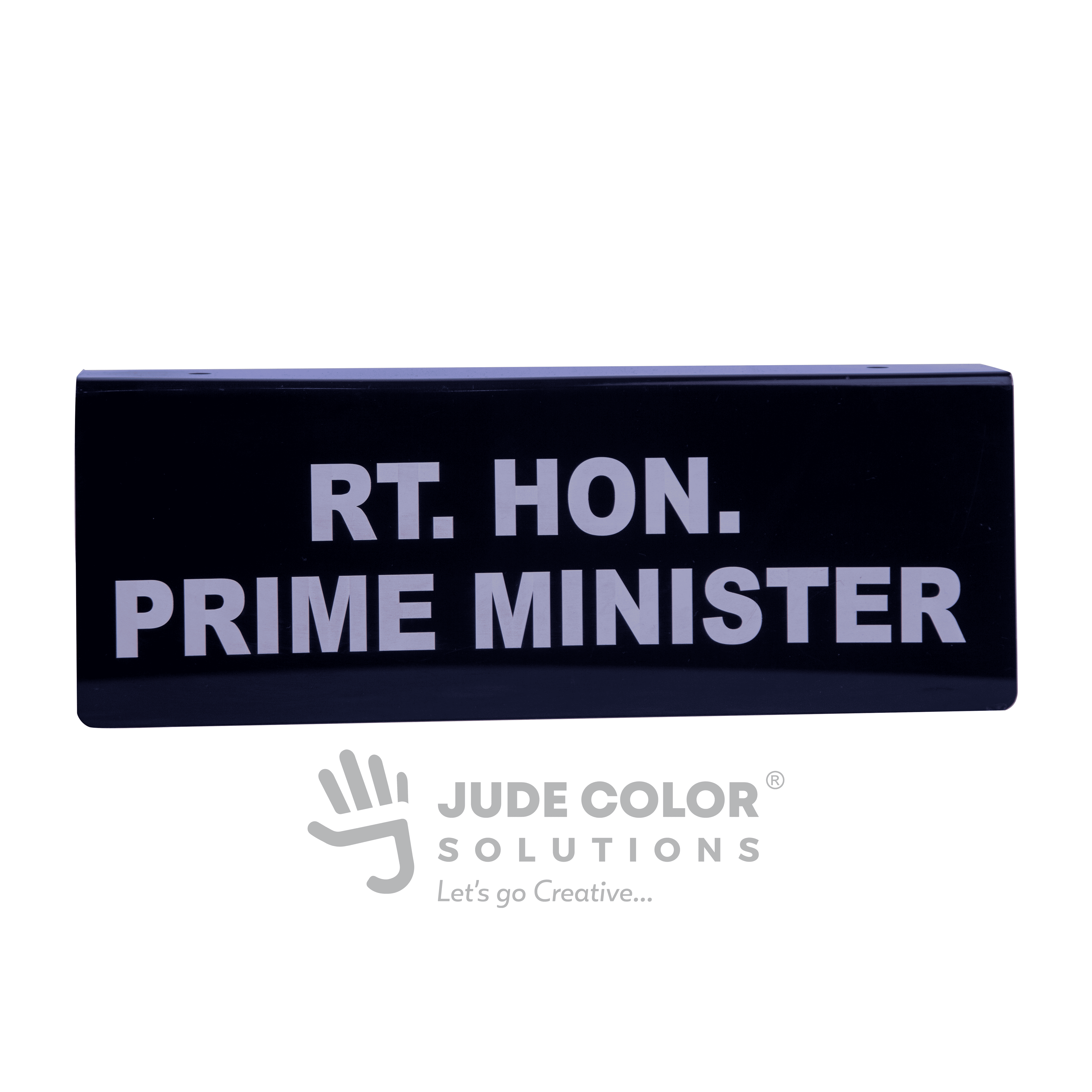 Desk Name Plate black