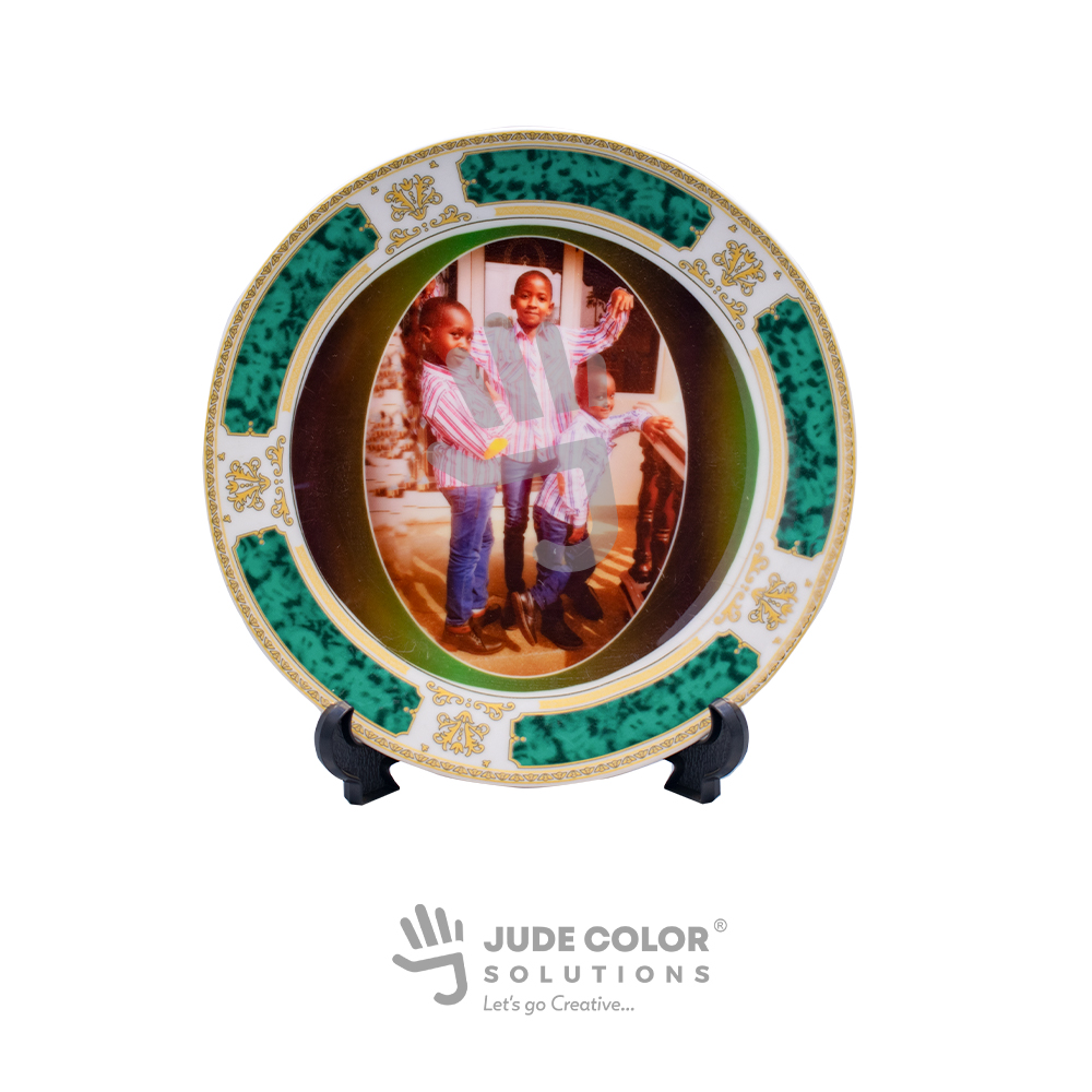 Green Rim Plate 1