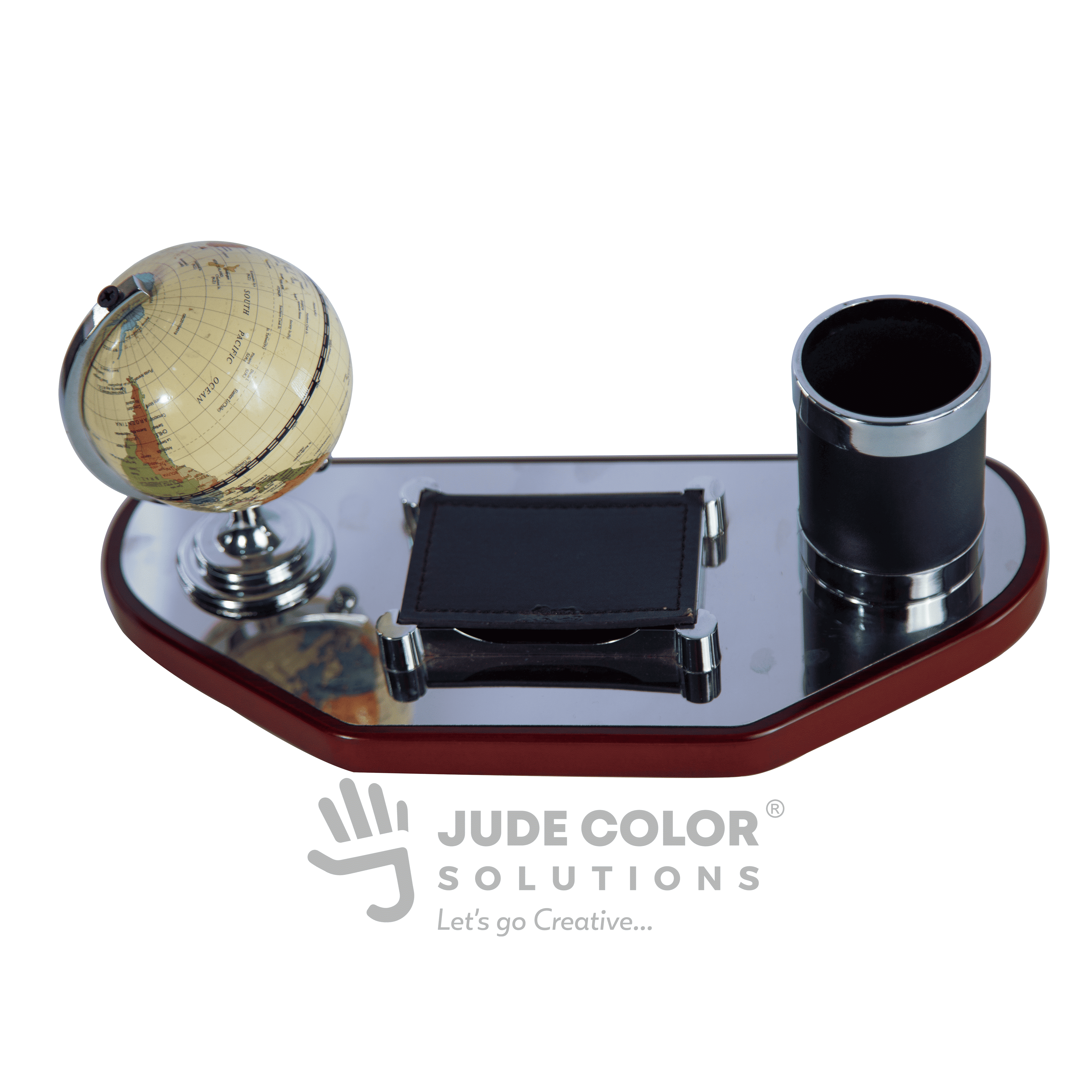 Executive Globe Desk Organizer