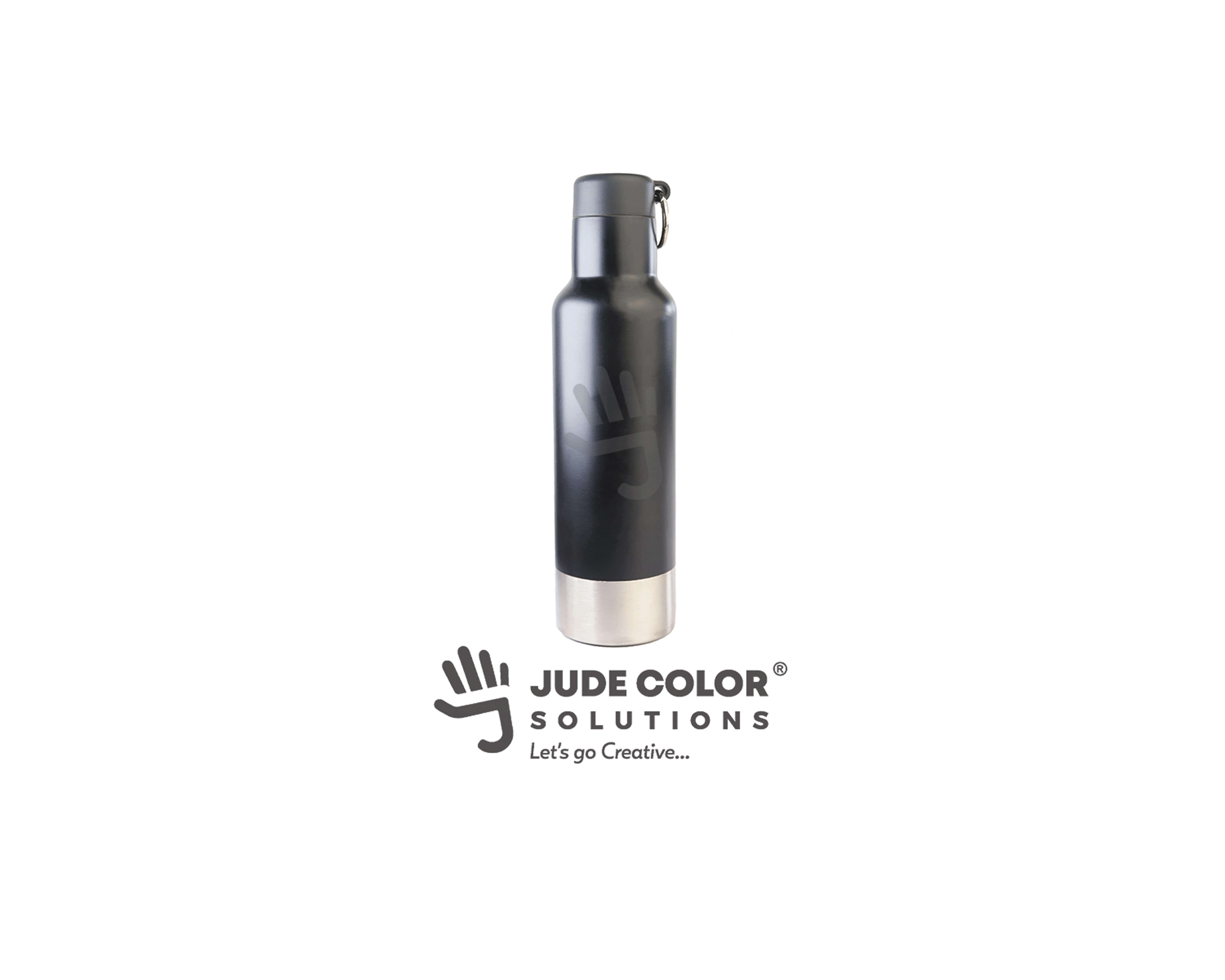 Stainless Water Bottle Black 3