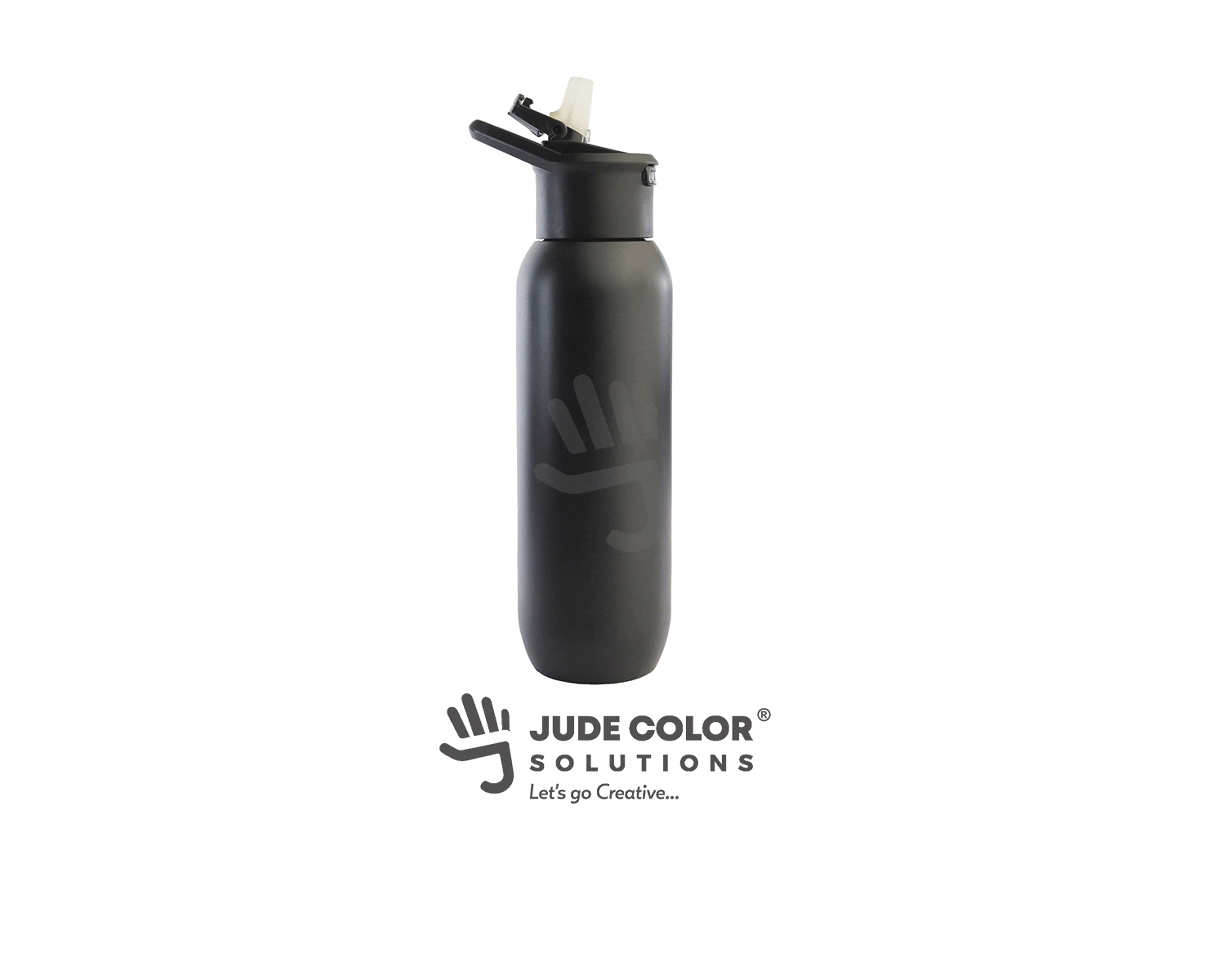 Insulated Water Bottle Black 5