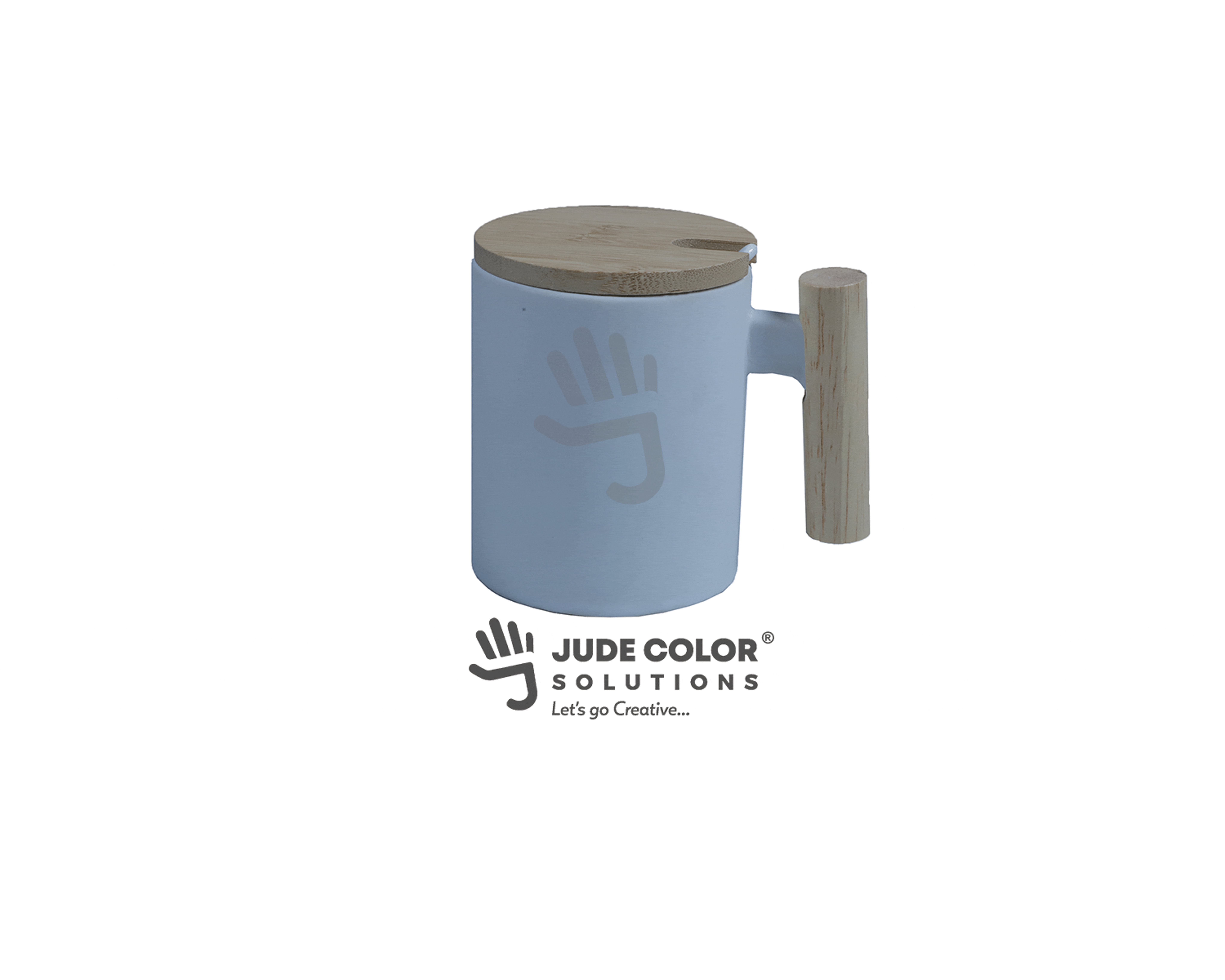 spoon mug with bamboo cover