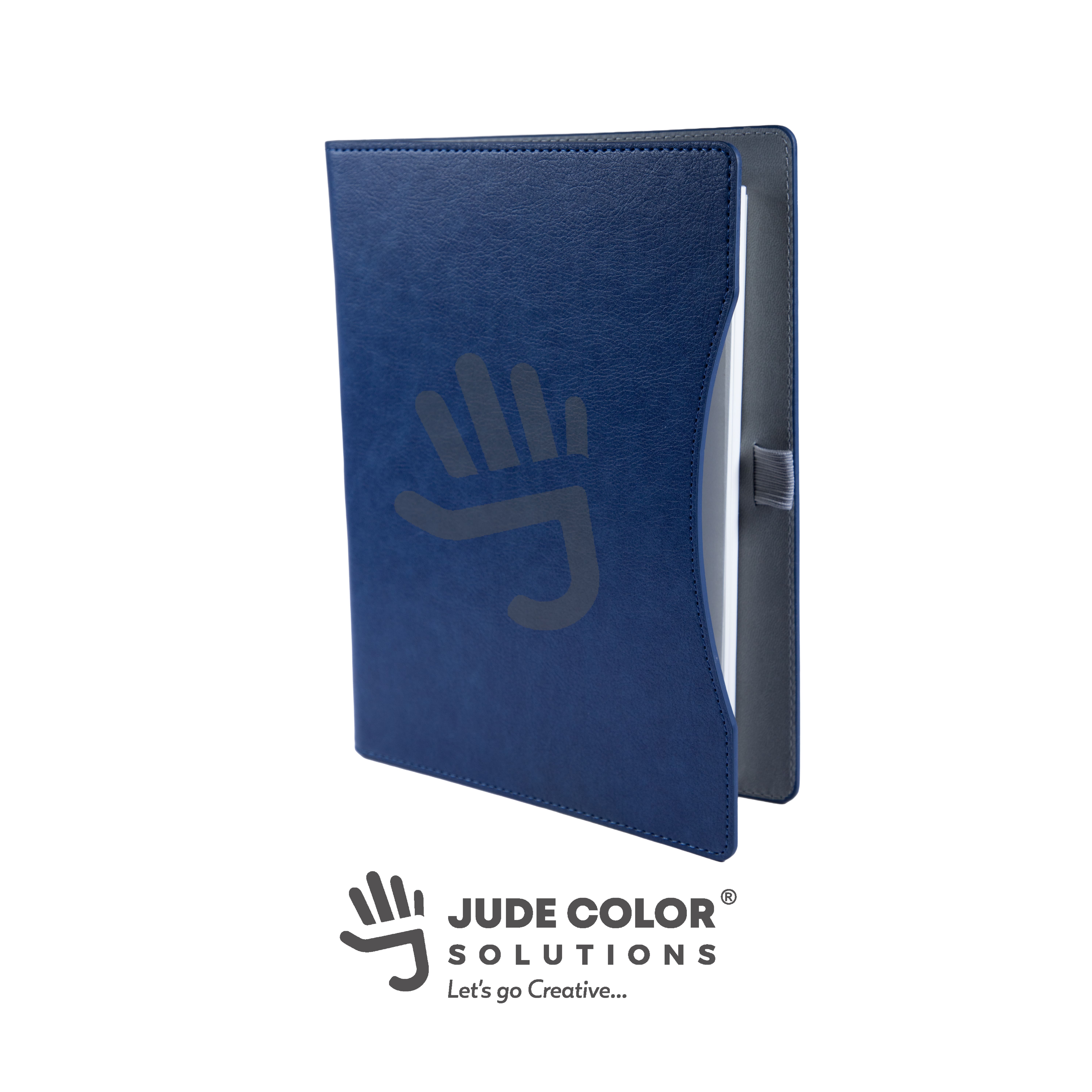 Ring-Bound Leather Organizer Notebook