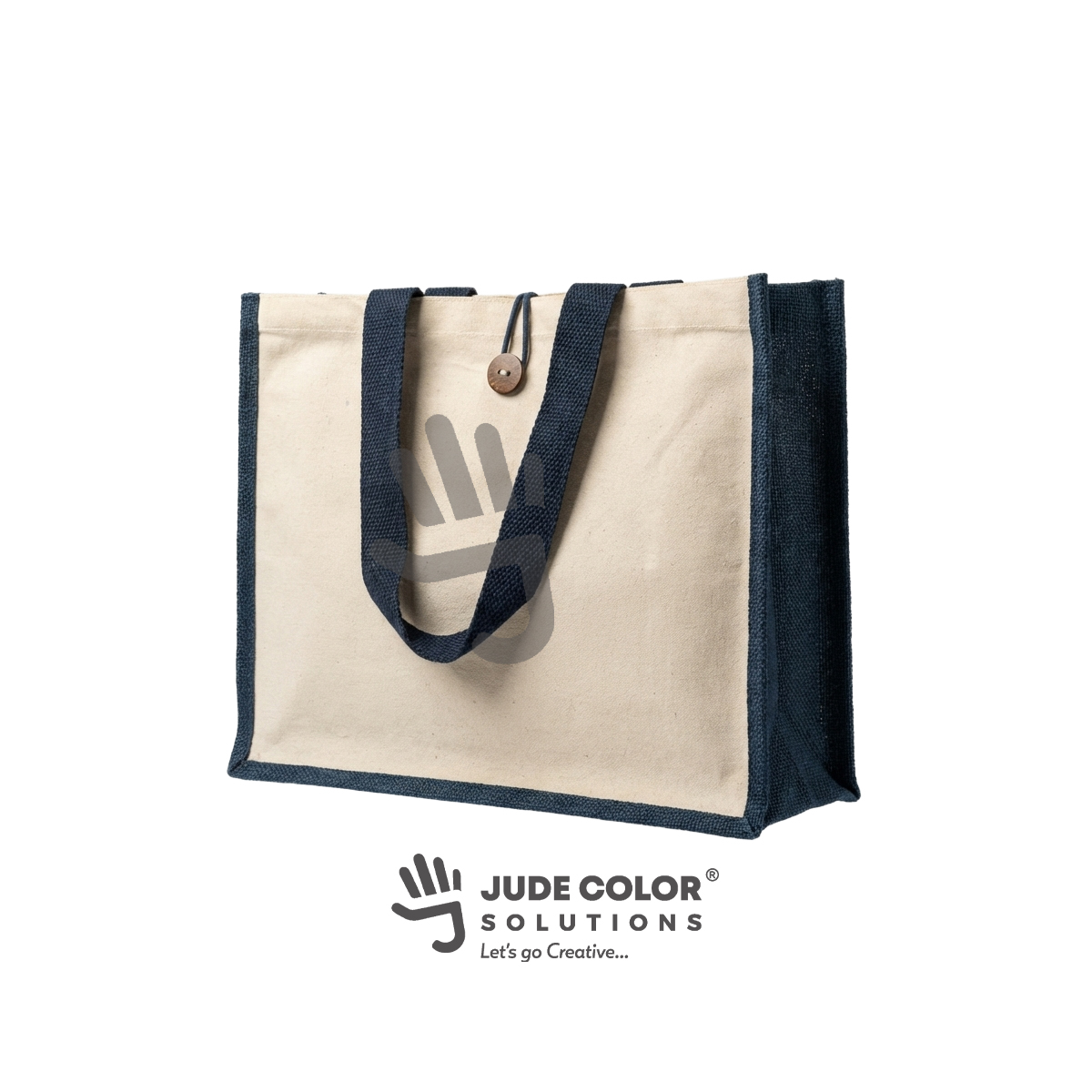Two-Tone Jute Bag