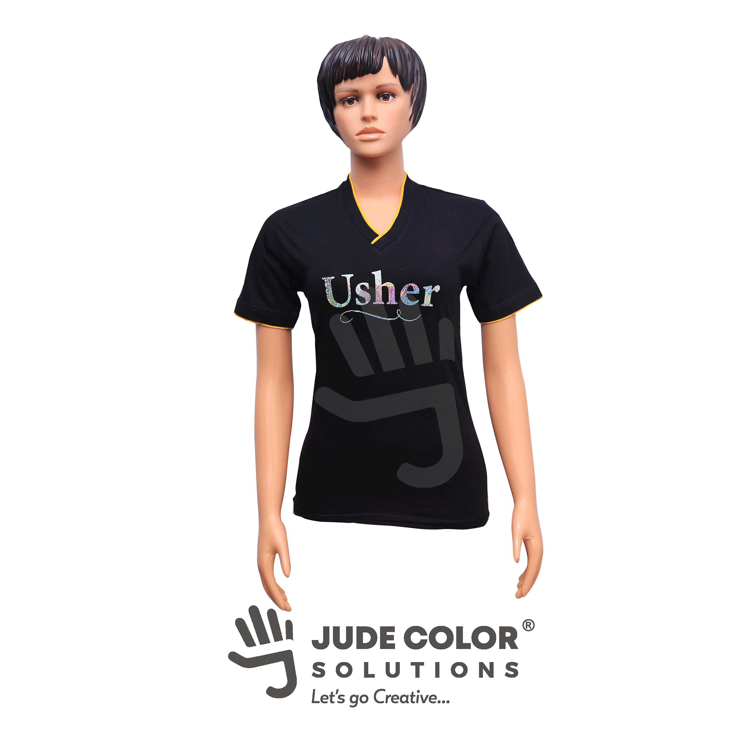 Cotton V-Neck T-Shirt