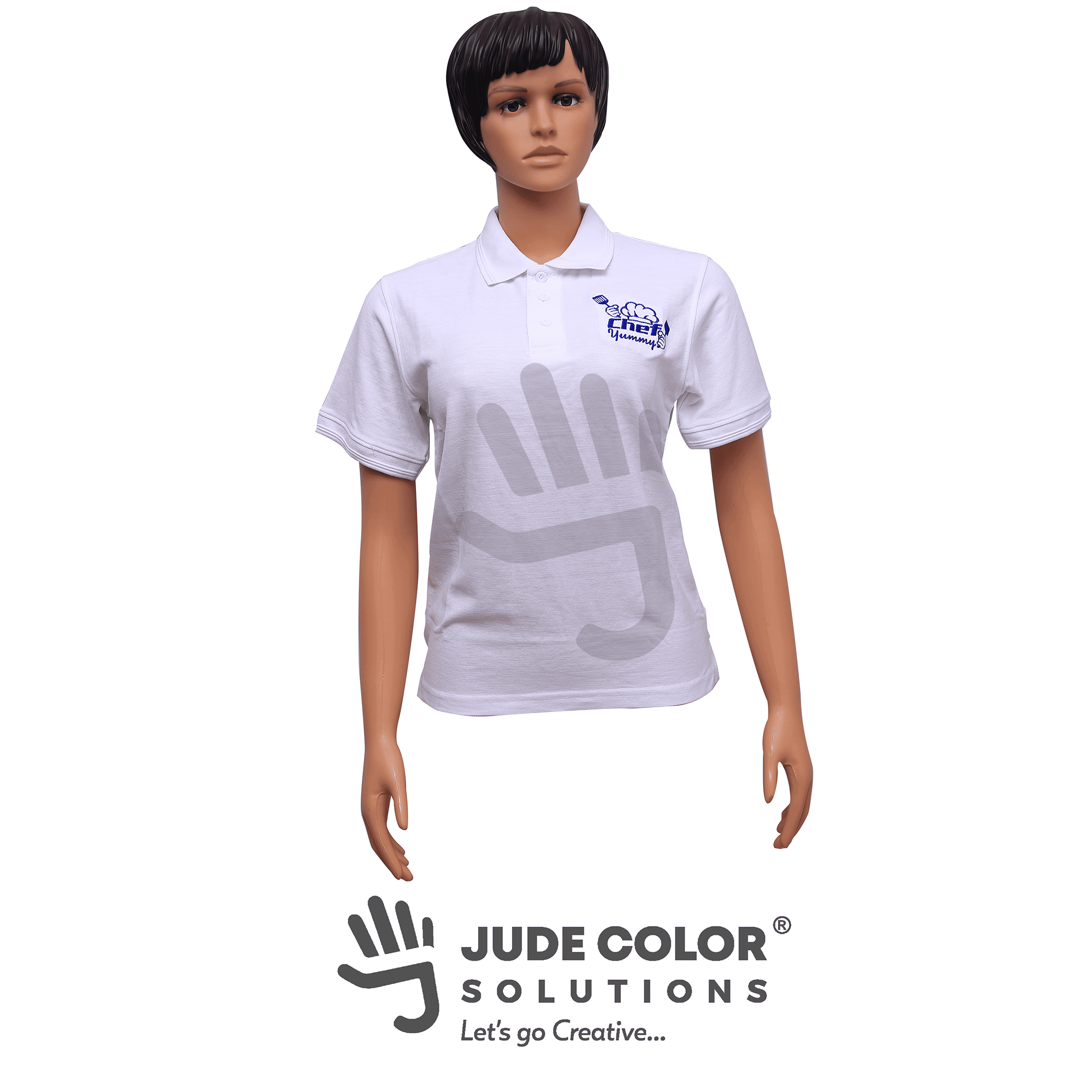 White Cotton Polo shirt