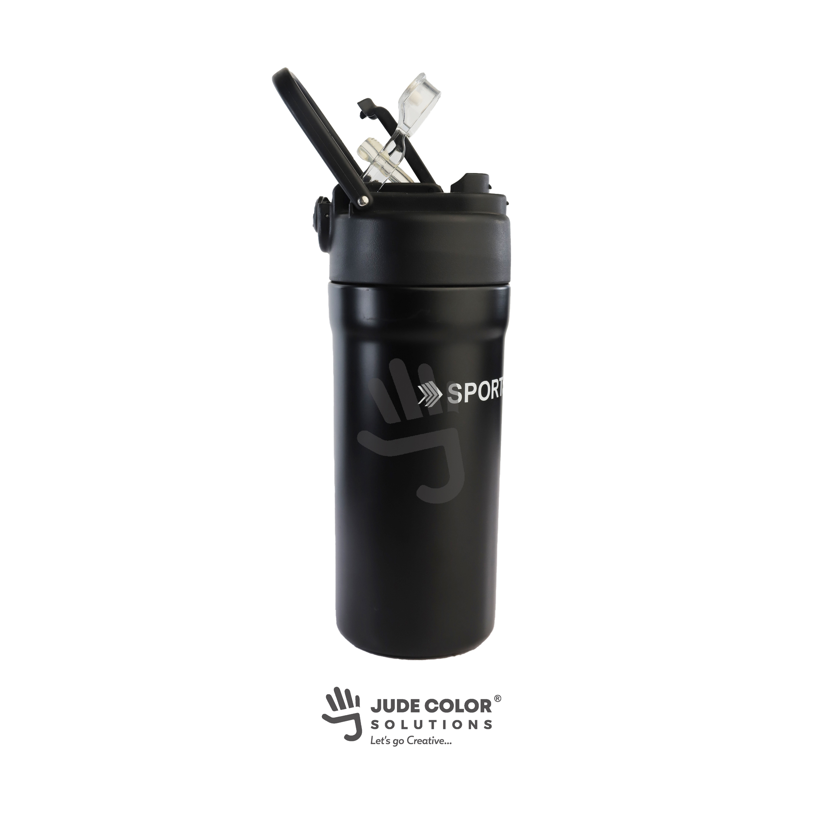 Dual-Lid Hydration Bottle