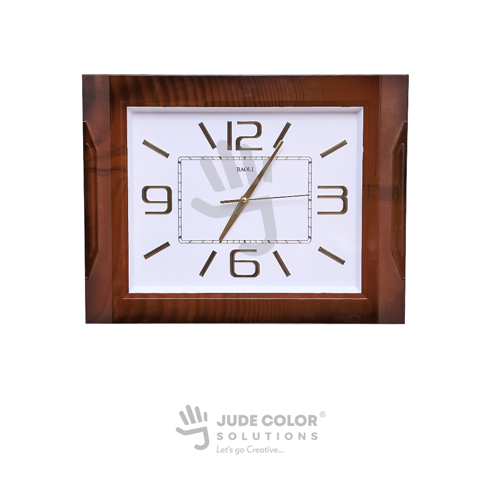 Wide Frame Wall Clock