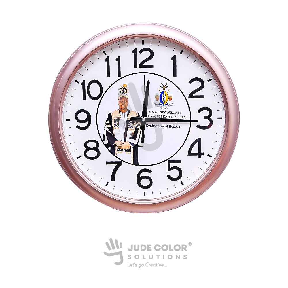 Wall Clock (Brown Edge)