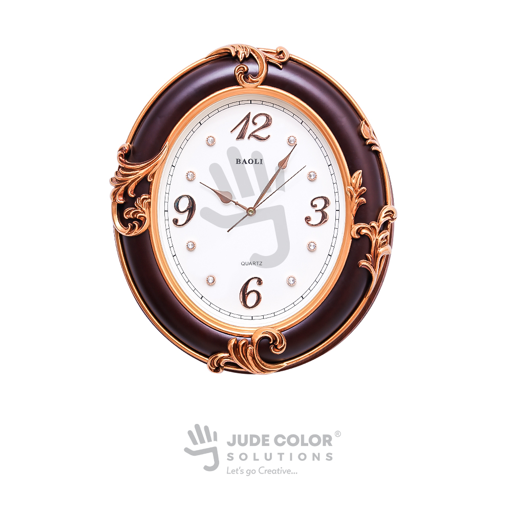 Decorative Oval Wall Clock-2