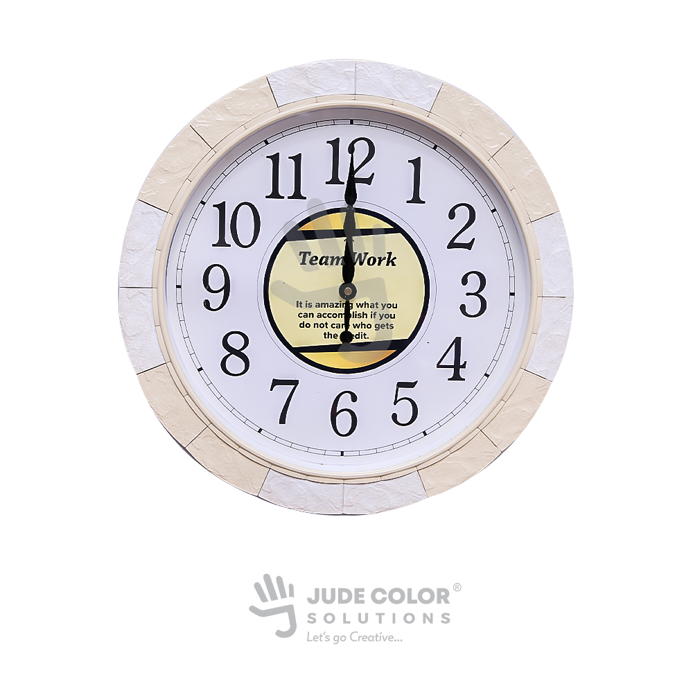 Stone Rim Wall Clock