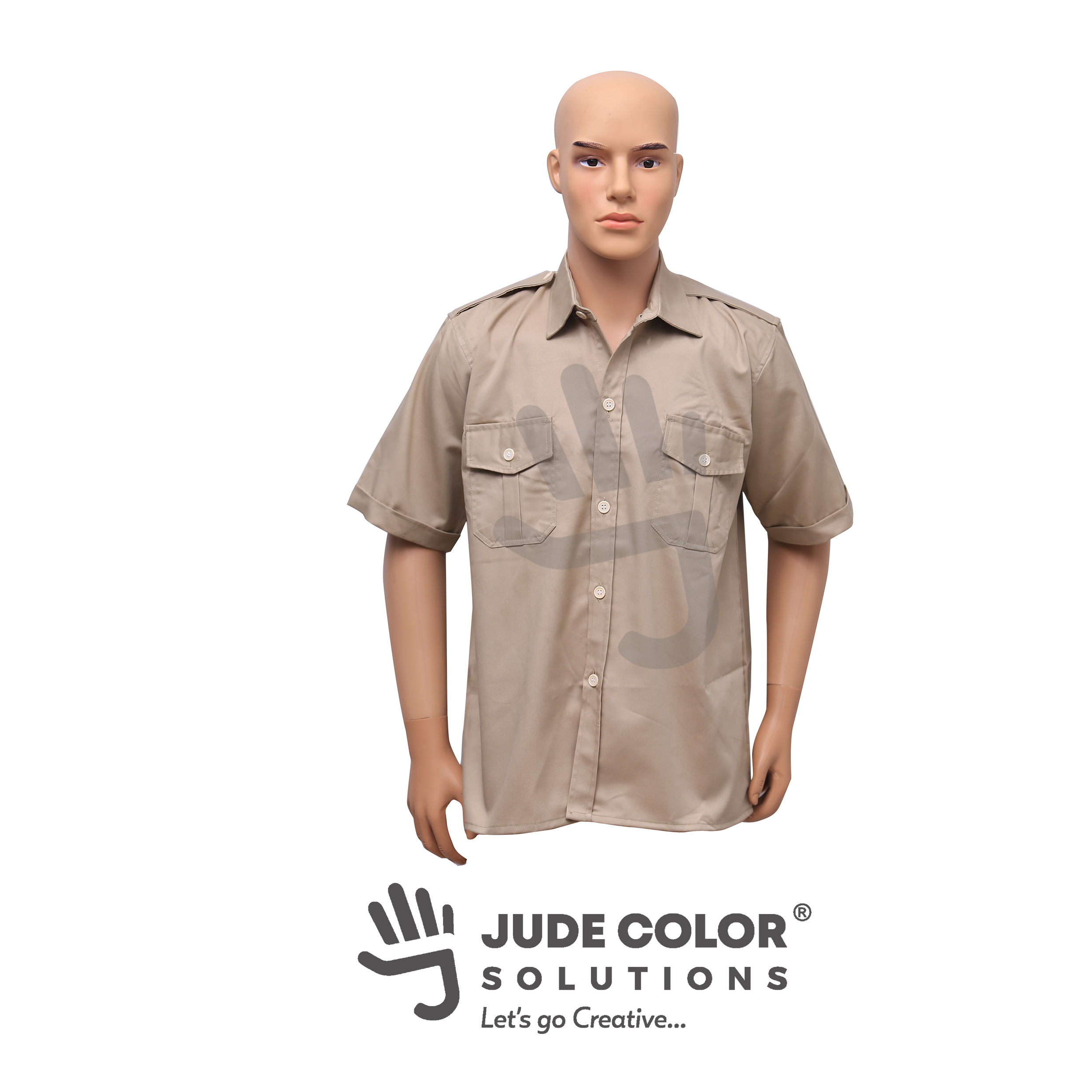 Classic Beige Utility Shirt