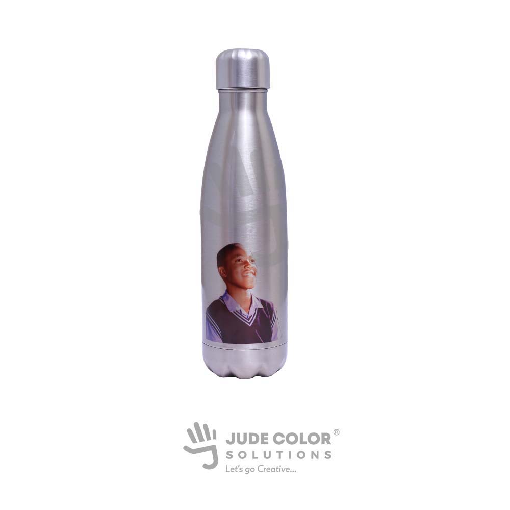 500mls Cola Bottle Silver