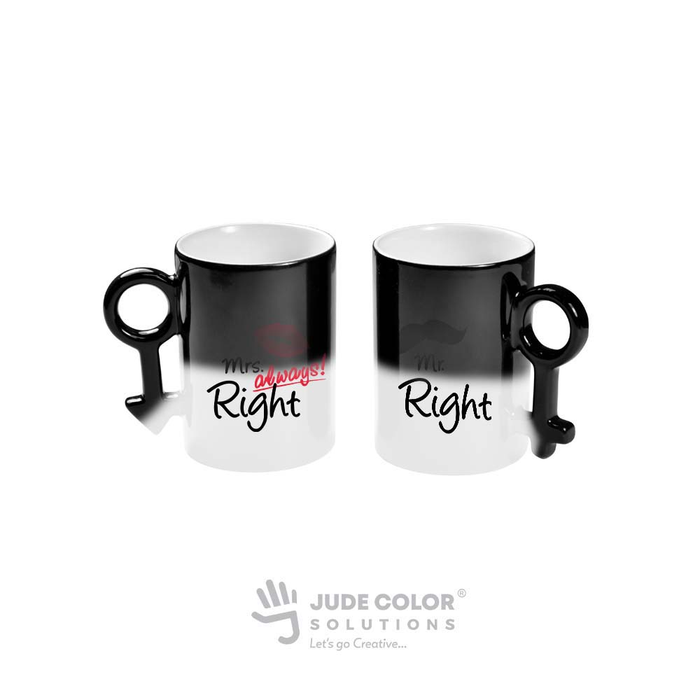 Changing couple mugs