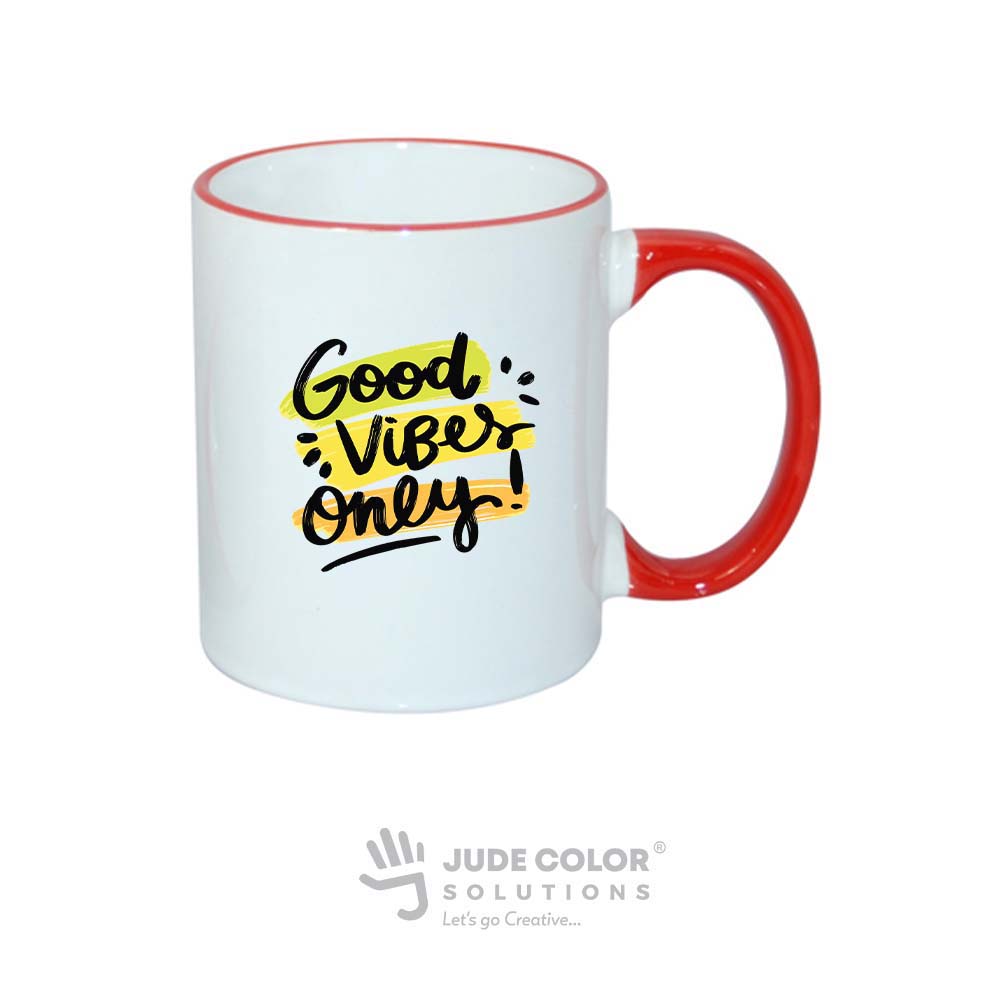 Rim and Handle mug Red