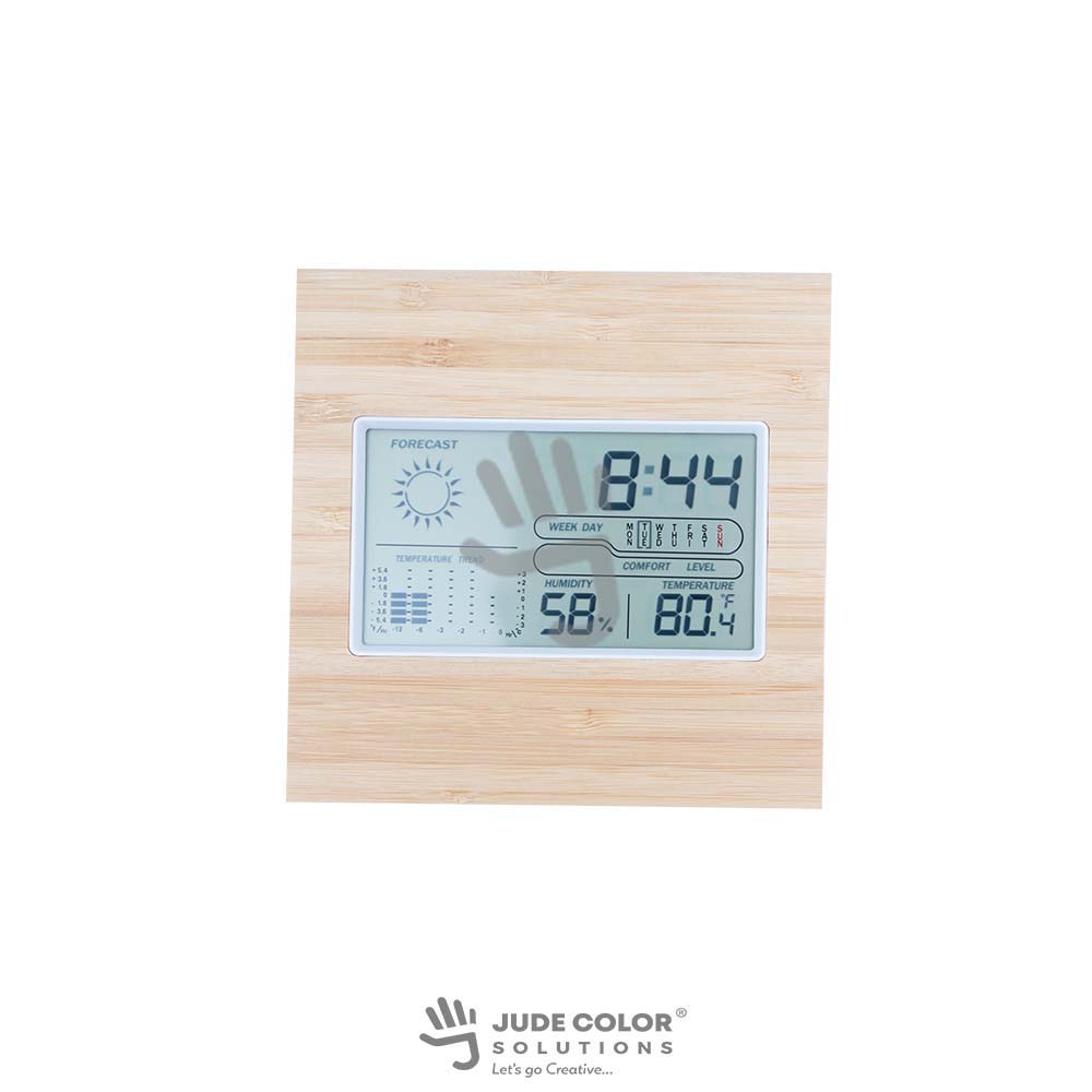 Bamboo Digital Table Clock