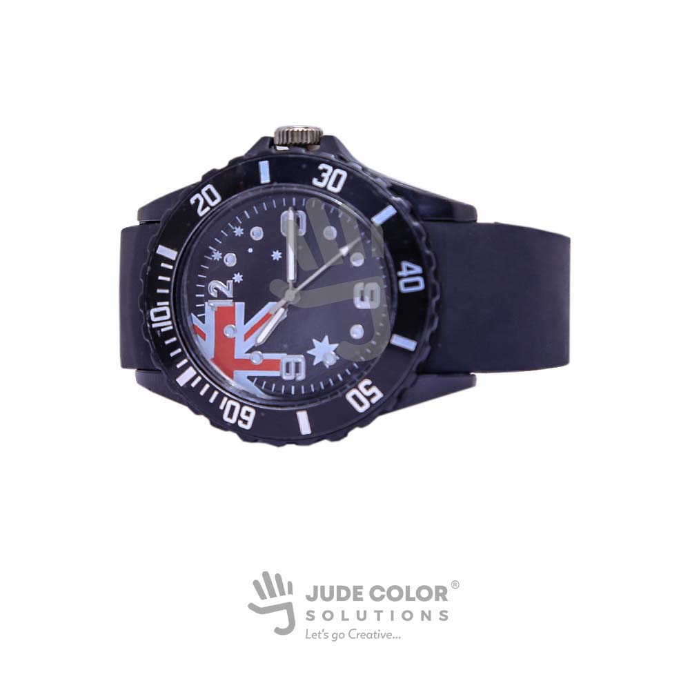 Kids Rubber Watch Black