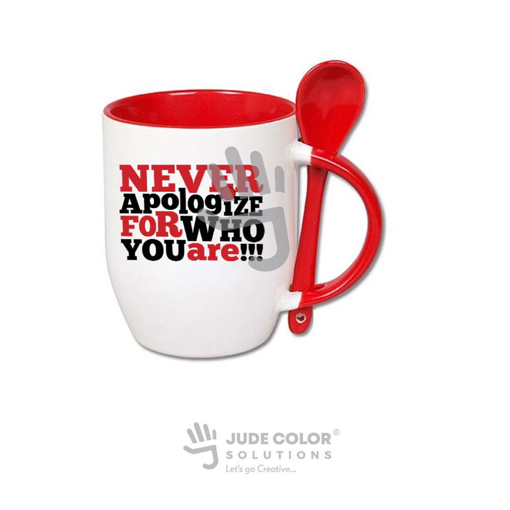 Spoon Mug Red