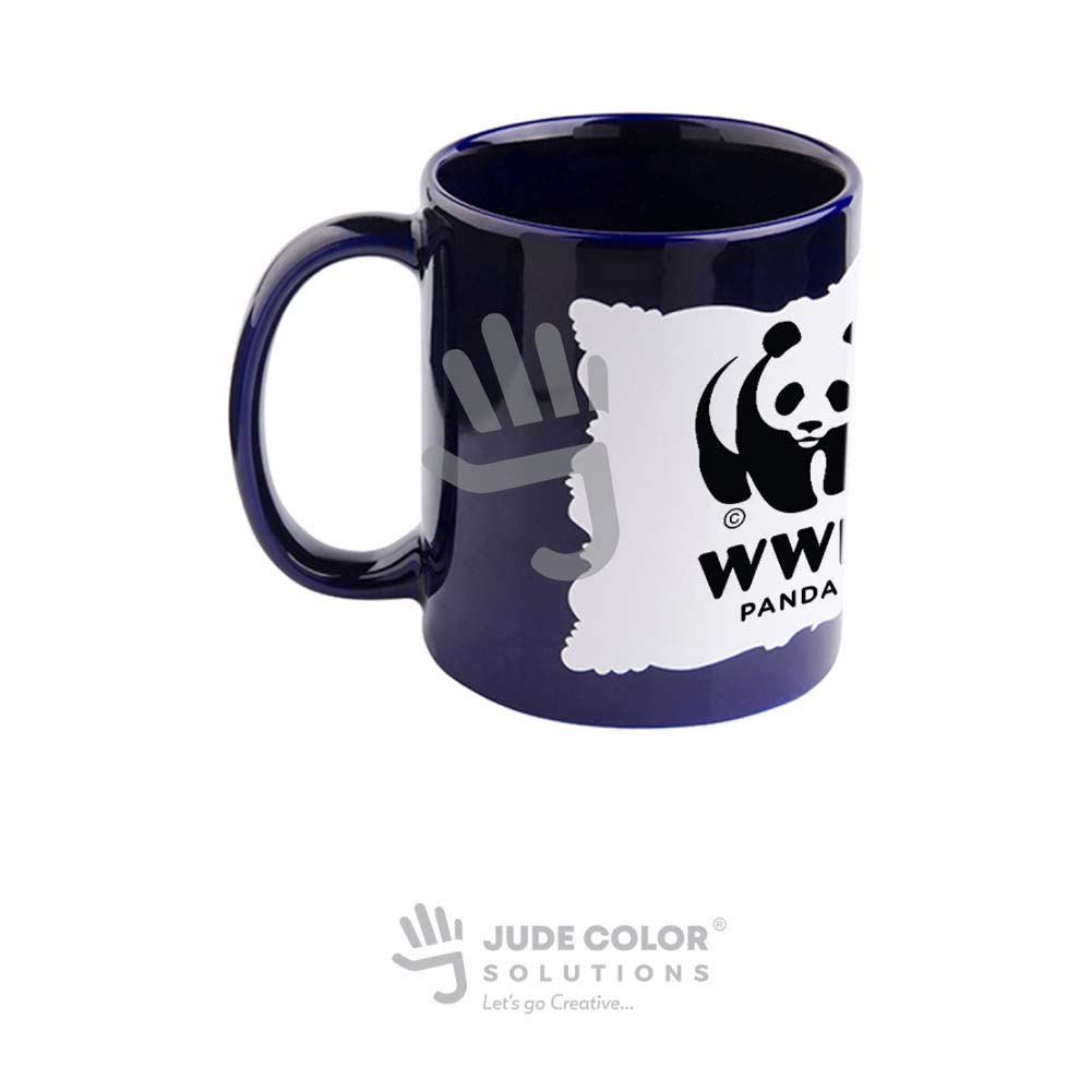 Patched stone Blue mug