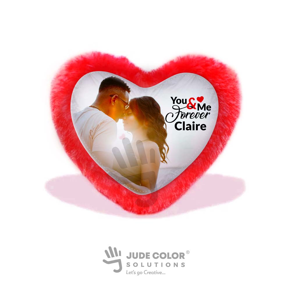 Heart shaped Pillow cover