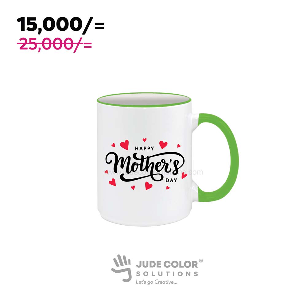 Two Tone mug Lemon green